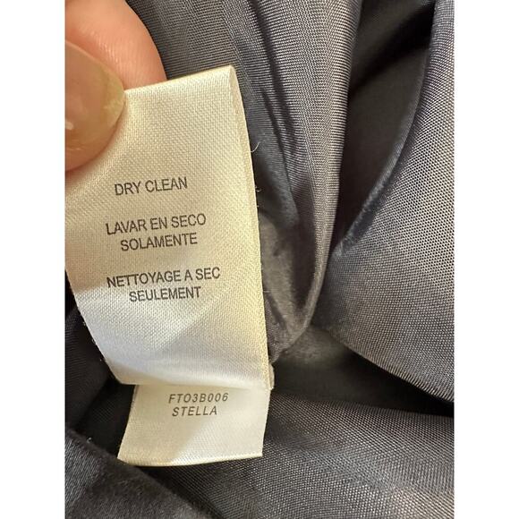 BCBGMaxazria STELLA High Pleated Waist Black Skirt Pockets Emo Goth Coquette - Picture 12 of 12